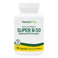 Комплекс вітамінів B-50 Nature's Plus Super B-50 вег. капсули №90