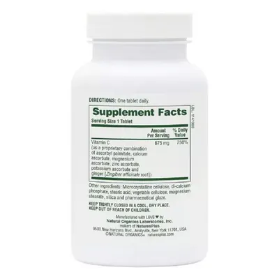 Вітамін C Етерифікований Nature's Plus Esterified Vitamin C таблетки №90