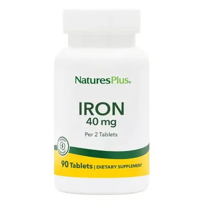 Залізо Nature's Plus Iron 40 мг таблетки №90