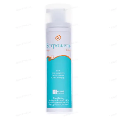 Естрожель гель д/місц. заст. 0.6 мг/г по 80 г у флак.