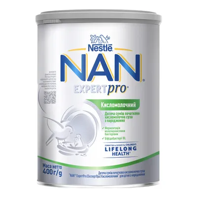 Суміш суха молочна NAN ExpertPro Кисломолочний для дітей з народження, 400 г