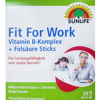 Витамины Sunlife Fit For Work №20 в стиках