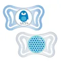 Пустушка силіконова Chicco Physio Light (71031.21), від 2 до 6 місяців, для хлопчиків, 2 шт