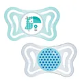 Пустушка силіконова Chicco Physio Light (71031.21), від 2 до 6 місяців, для хлопчиків, 2 шт