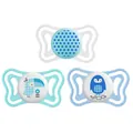Пустушка силіконова Chicco Physio Light (71031.21), від 2 до 6 місяців, для хлопчиків, 2 шт