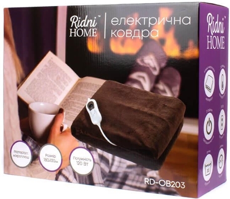 Одеяло электрическое Ridni Home RD-OB203