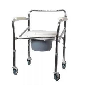 Стул-туалет Ridni Опора KJT705 (RD-CARE-T04) с санитарным оборудованием регулируемый на колесах складной