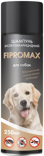 Шампунь Fipromax против блох для собак средних и крупных пород, 250 мл