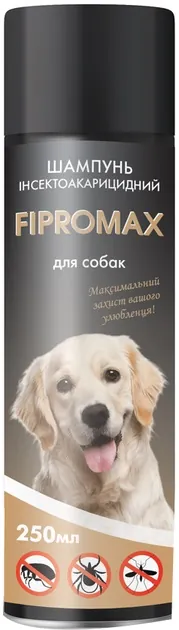 Шампунь Fipromax проти бліх для собак середніх і великих порід, 250 мл