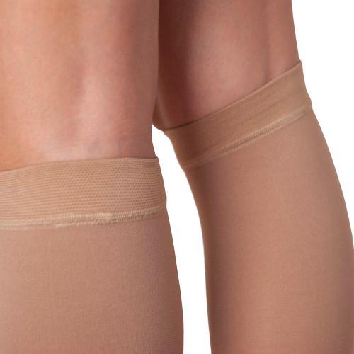 Гольфы компрессионные Venotonia Soft класс компрессии 2, открытый носок, короткие, цвет карамель, размер 4
