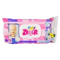 Серветки вологі Zeffir Baby дитячі з екстрактом ромашки та календули, 72 шт