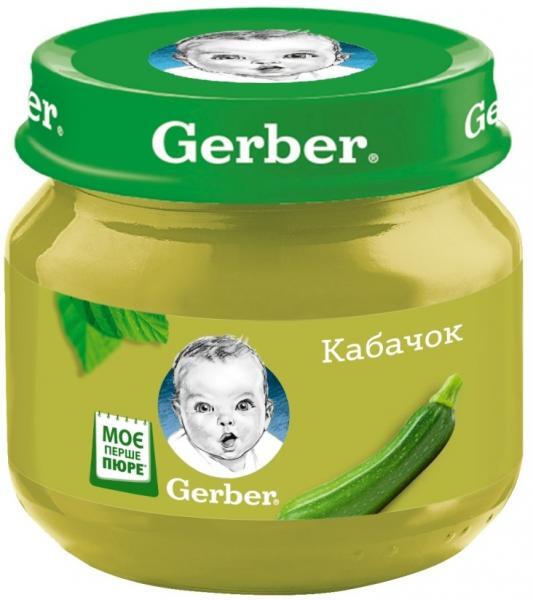 Пюре овощное Gerber Кабачок, 80 г