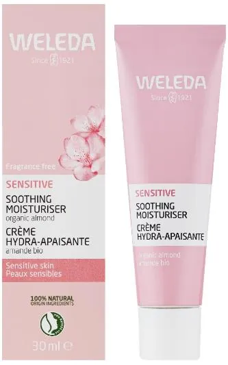 Крем для обличчя Weleda Sensitiv Мигдаль заспокійливий зволожуючий для чутливої шкіри, 30 мл
