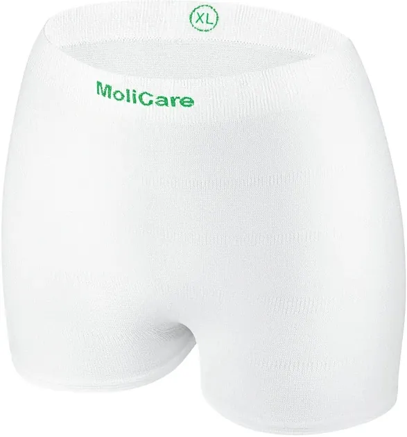 Штанці сітчасті MoliCare Premium Fixpants для фіксації прокладок, подовжені, розмір XL №5