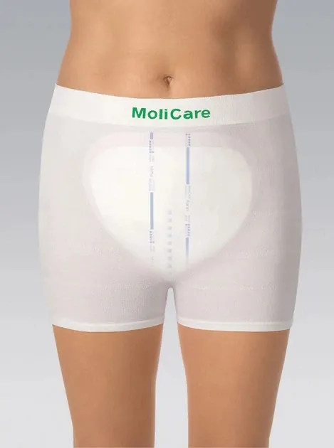 Штанці сітчасті MoliCare Premium Fixpants для фіксації прокладок, подовжені, розмір XL №5