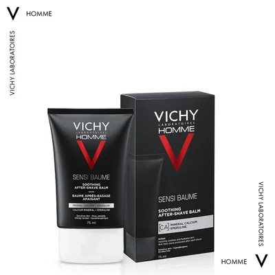 Бальзам після гоління Vichy Homme для чутливої шкіри від подразнень, 75 мл