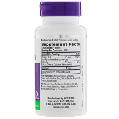 Мелатонин Natrol Melatonin 1 мг, 180 таблеток
