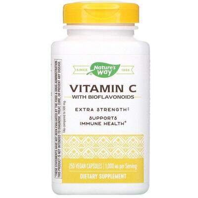 Витамин C Nature's Way Vitamin C-1000 Bioflavonoids, 250 капсул