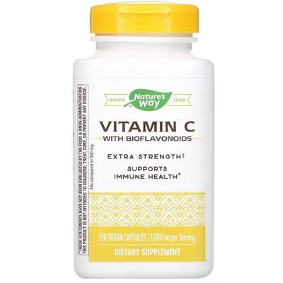Витамин C Nature's Way Vitamin C-1000 Bioflavonoids, 250 капсул
