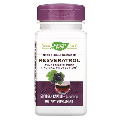 Ресвератрол Nature's Way Resveratrol, 60 капсул