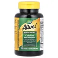 Кальцій, D3, К2 та магній Nature's Way Alive! Calcium Max Absorption, 120 вегетаріанських таблеток