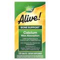Кальцій, D3, К2 та магній Nature's Way Alive! Calcium Max Absorption, 120 вегетаріанських таблеток
