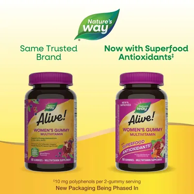 Мультивітаміни для жінок Nature's Way Alive! Women’s Gummy Multivitamin, 60 жувальних цукерок