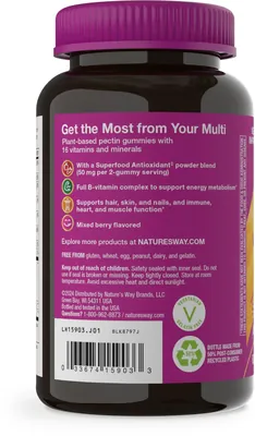 Мультивітаміни для жінок Nature's Way Alive! Women’s Gummy Multivitamin, 60 жувальних цукерок