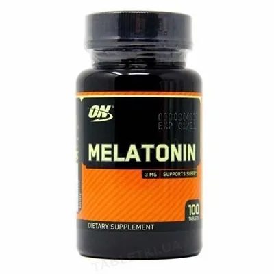 Вітаміни Optimum Nutrition Melatonin (Мелатонін), 100 таблеток