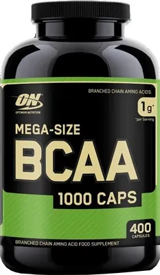 Амінокислота Optimum Nutrition BCAA 1000 Mega-Size, 400 капсул