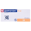 Диротон таблетки по 5 мг №28 (14х2)