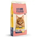 Корм сухий для дорослих котів великих порід Home Food телятина з лососем та в'яленими томатами, 10 кг
