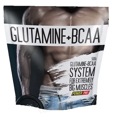 Суміш аминокислотная Power Pro Glutamine + ВСАА, 500 г