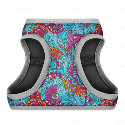 Шлея для собак Collar WAUDOG Clothes Літо м'яка з QR паспортом розмір XS1, обхват грудей 24-27 см, обхват шиї 18-20 см