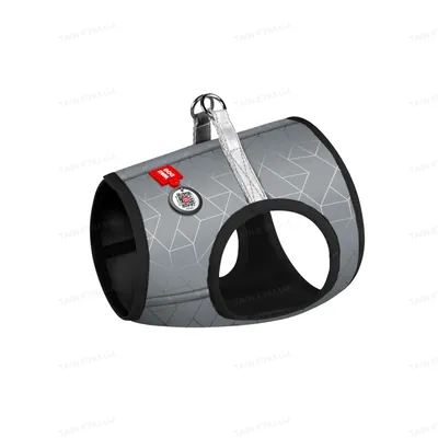 Шлея для собак Collar WAUDOG Clothes м'яка з QR паспортом розмір XS4, обхват грудей 36-39 см, обхват шиї 26-28 см