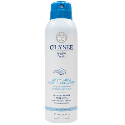 Лосьйон-спрей для тіла O'lysee Spray-on Body Lotion Express Hydration, 150 мл