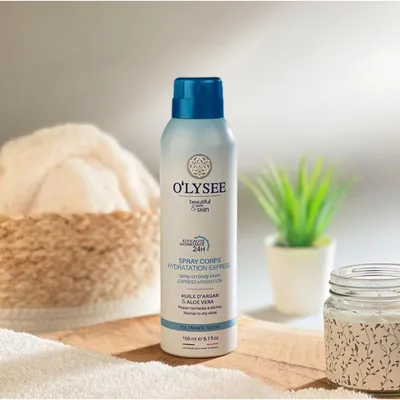 Лосьйон-спрей для тіла O'lysee Spray-on Body Lotion Express Hydration, 150 мл