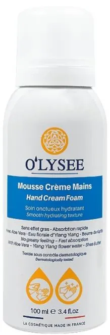 Крем-мус для рук O'lysee Hand Cream Foam Зволожуючий, 100 мл