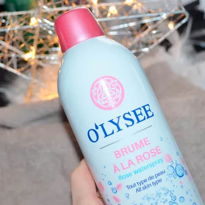 Спрей-міст O'lysee Brume A La Rose Зволожуючий для чутливої шкіри з ароматом троянди, 400 мл