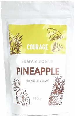 Скраб для тіла Courage Pineapple цукровий ананас, 250 г