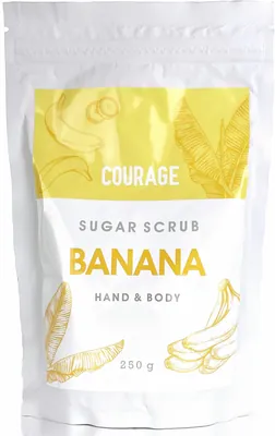 Скраб для тіла Courage Вanana цукровий банан, 250 г