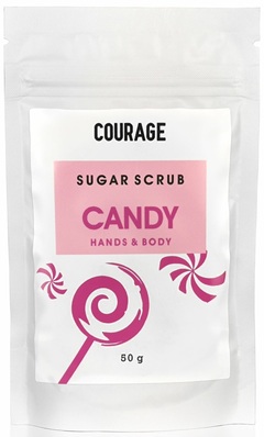 Скраб для тела Courage сахарный mini конфета, 50 г