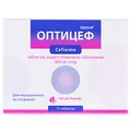 Оптицеф таблетки, в/плів. обол. по 400 мг №14 (7х2)