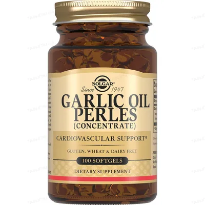 Часникова олія Solgar Garlic Oil Perles м'які капсули №100