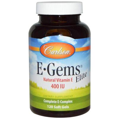 Вітамін Е Carlson Labs Vitamin E 400 МО, 120 капсул