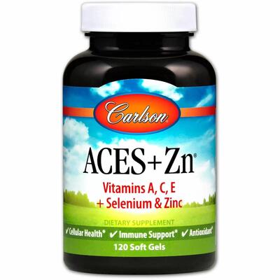 Витаминно-минеральный комплекс Carlson Labs Aces+Zn, 120 капсул