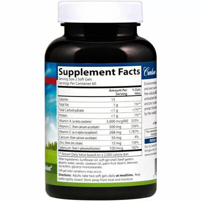 Вітамінно-мінеральний комплекс Carlson Labs Aces + Zn, 120 капсул