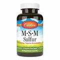 Метилсульфонілметан МСМ Carlson Labs MSM Sulfur 1000 мг, 90 вегетаріанських капсул