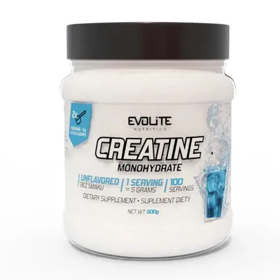 Креатин Evolite Nutrition Creatine Monohydrate без смаку, 500 г