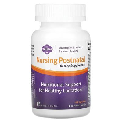 Витамины постнатальные Fairhaven Health Nursing Postnatal, 60 капсул